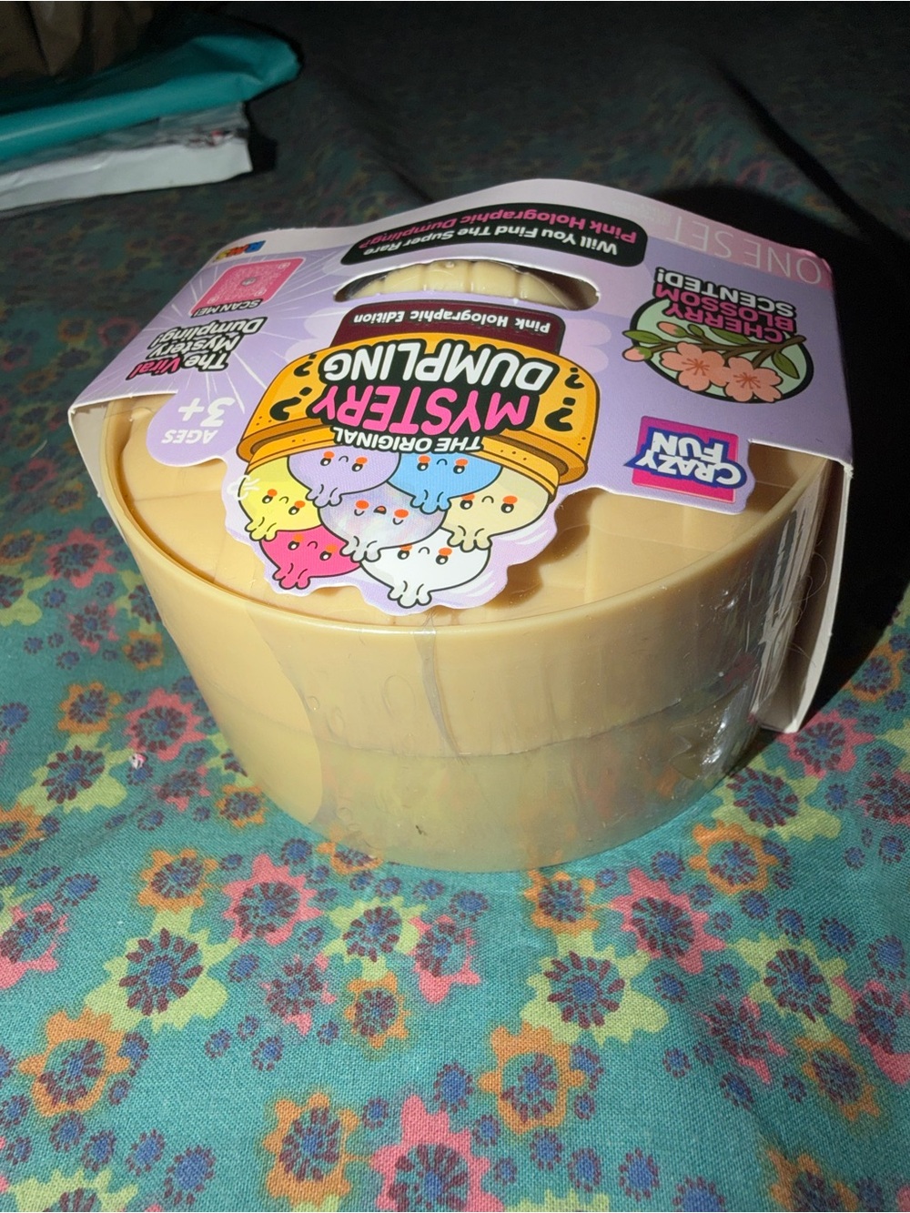 Mystery Dumpling Pink Holographic Edition - Cherry Blossom Scented Party Favor - Picture 4 of 5